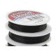 0.5mm Black Round Elasticity, 5m reel