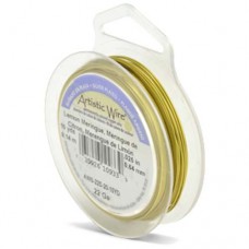 Beadalon 22ga Artistic Wire, Lemon Meringue, 10YD