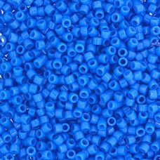 DB2134 Duracoat Opaque Dyed Blue Cerulean, Size 11/0 Miyuki Delica Beads, 50gm b...