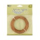 10 Gauge (2.6 mm), Natural Colour Copper Wire, 25 ft (7.6m)