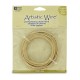 10 Gauge (2.6 mm), Non tarnish brass plated Copper Wire, 25 ft (7.6m)