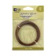 12 Gauge (2.1 mm), Brown coloure  copper Wire, 10 ft length