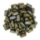 Iris Brown 2-Hole Brick Bead - 3 x 6mm -  Pack of 50 