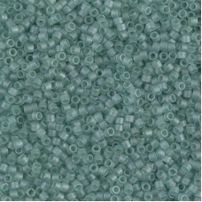 DB0385 Matte Sea Glass Green, Size 11/0 Miyuki Delica Beads, 50 Grams