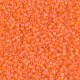 DB0855 Orange Transparent matte AB, Size 11/0 Miyuki Delica Beads, wholesale pack of 50g approx.