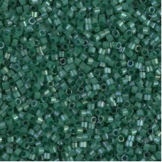 DB1814 Emerald Dyed Satin Silk, Size 11/0 Miyuki Delica Beads, 5.2 g approx.