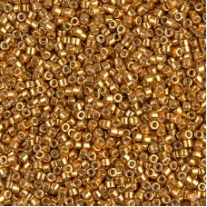 DB1833 Duracoat Galvanized Yellow Gold, Size 11/0 Miyuki Delica Beads, 50gm whol...