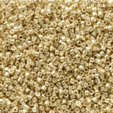 DB2501 Pale Gold Galvanised Duracoat, size 11/0 Miyuki Miyuki Delica Beads, 50g ...