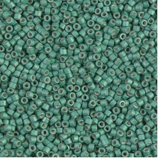 DB1171 Galvanized Matte Dark Mint, Size 11/0 Miyuki Delica Beads, 50g Wholesale ...