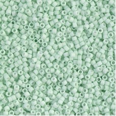 DB1516 Matted Opaque Light Mint, Size 11/0 Miyuki Delica Beads, 50g Wholesale Pa...