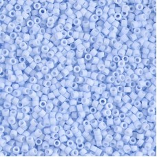 DB1517 Matted Opaque Light Sky Blue, Size 11/0 Miyuki Delica Beads, 50g Wholesal...