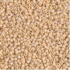 DB1591 Matted Opaque Pear AB, Size 11/0 Miyuki Delica Beads, 50 Grams