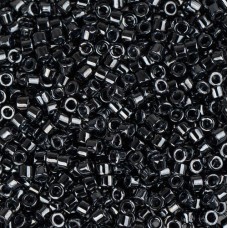 DB0001 Gunmetal, Size 11/0 Miyuki Delica Beads, 50gm bag