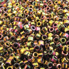 DBL0023 Bronze AB Metallic, Approx. 5.2gr, Size 8/0 Miyuki Delica Beads, Colour ...