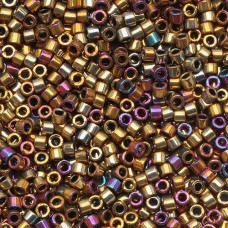 DBM0029 Purple Metallic Gold, Size 10/0  Miyuki Delica Beads, Colour code -29 - ...