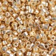 DBM0031 Gold 24kt Transparent AB Plated, Size 10/0  Miyuki Delica Beads, Colour code -31 - Approx. 3.3g