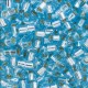 DBM0044 Aqua Silver Lined, Size 10/0  Miyuki Delica Beads, Colour  Miyuki Delica Beads code -44 - 50g Bag