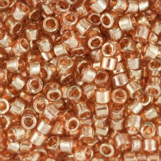 DB0102B Rose Gold Luster, Size 11/0 Miyuki Delica Beads, 50gm bag