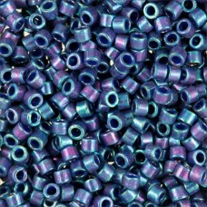 DB0135 Purple AB Gold Luster, Size 11/0 Miyuki Delica Beads, 50gm bag