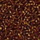 DBM0144 Amber Silver Lined, Size 10/0  Miyuki Delica Beads, Colour code -144 - 50g Bag