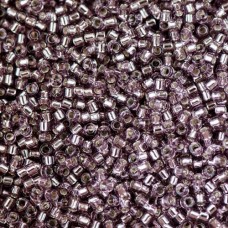 DBL0146 Smokey Amethyst Silver lined size 8/0 Miyuki Delica Beads, Colour 0146, ...