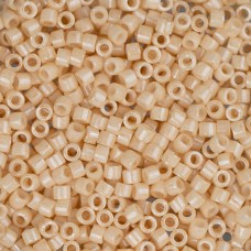 DB0204 Light Beige Glazed Luster, Size 11/0 Miyuki Delica Beads, 50gm bag 