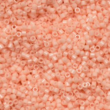 DB0206 Salmon Pink Opaque Glazed Luster, Size 11/0 Miyuki Delica Beads, 50gm bag...