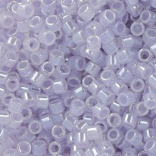 DB0241 Crystal Lavender Ceylon Lined Dyed Size 11/0 Miyuki Delica Beads, 50g app...