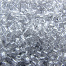 DB0271B  Sparkling Silver Grey Lined Crystal, Size 11/0 Miyuki Delica Beads, 50g...