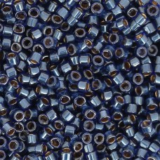 DB0278 Dark Blue Lined-Dyed, Size 11/0 Miyuki Delica Beads, 50gm bag