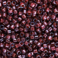 DB0280 Dark Crystal Red Lined-Dyed, Size 11/0 Miyuki Delica Beads, 50gm bag