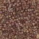 DB0287 Amber Taupe Lined-Dyed, Size 11/0 Miyuki Delica Beads, 50g approx.