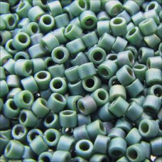 DB0373B Green Metallic Matte Luster, Size 11/0 Miyuki Delica Beads, 50gm bag