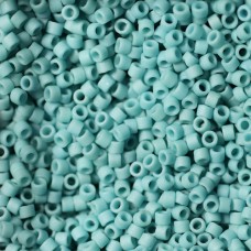 DB0375B Light Aqua Metallic Matte, Size 11/0 Miyuki Delica Beads, 50gm bag 