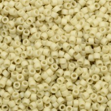 DB0388 Matte Opaque Bone Luster, Size 11/0 Miyuki Delica Beads, 50g approx.