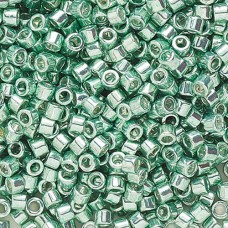 DB0414 Green Galvanized, Size 11/0 Miyuki Delica Beads, 50g approx.