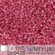 DB0428 Light Cranberry Red Opaque Galvanized-Dyed, Size 11/0 Miyuki Delica Beads, 50gm bag