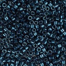 DB0459 Dark Aqua Opaque Nickel Plated Dyed, Size 11/0 Miyuki Delica Beads, 50gm ...