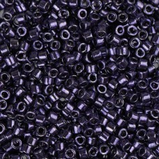 DB0464 Dark Purple Opaque Nickel Plated Dyed, Size 11/0 Miyuki Delica Beads, 50g...