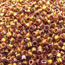 DB0505 24kt Dark Yellow Gold Miyuki 11/0 Miyuki Delica Beads, 50 Grams