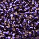 DB0609B Dark Purple Silver Lined, Size 11/0 Miyuki Delica Beads, 50gm bag