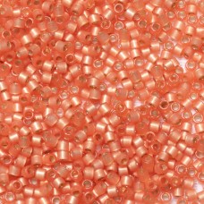 DB0622 Peach Alabaster/Opal Silver Lined-Dyed, Size 11/0 Miyuki Delica Beads, 50...