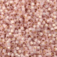 DB0624 Light Rose Alabaster/Opal Silver Lined-Dyed, Size 11/0 Miyuki Delica Bead...