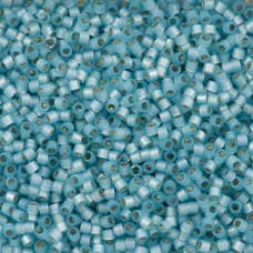 DBM0628 Aqua Alabaster/Opal Silver Lined-Dyed, Size 10/0  Miyuki Delica Beads, C...