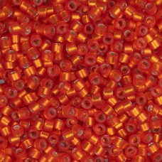 DB0682B Dark Orange Semi-Matte Dyed, Size 11/0 Miyuki Delica Beads, 50gm bag