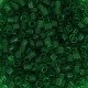 DBM0705 Green Transparent, Size 10/0  Miyuki Delica Beads, Colour 0705 - Approx. 50g Wholesale pack