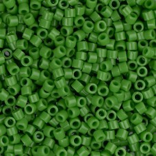 DB0724 Green Pea Opaque, Size 11/0 Miyuki Delica Beads, 50gm bag