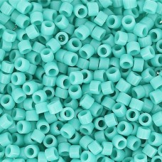 DB0729 Turquoise Green Opaque, Size 11/0 Miyuki Delica Beads, 50gm bag