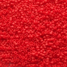 DB0757 Red Vermillion , Size 11/0 Miyuki Delica Beads, 50gm bag