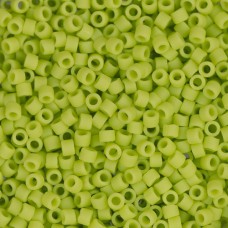 DB0763B Chartreuse Opaque Matte, Size 11/0 Miyuki Delica Beads, 50gm bag